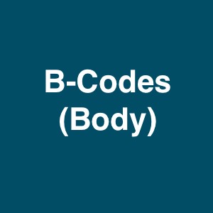 Falla de obd2 B-Codes (Body)