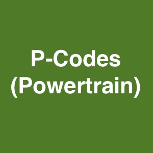 Error de obd2 P-Codes (Powertrain)
